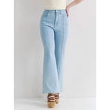 アイスブルー | ストレッチブーツカットデニムパンツ | MERCURYDUO