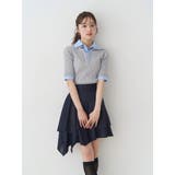 【セットアップ着用可】シャツランダムヘムミニスカート | MERCURYDUO | 詳細画像10 