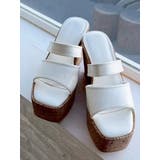 クリアベルトウェッジサンダル | MERCURYDUO | 詳細画像2 