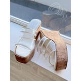 クリア | クリアベルトウェッジサンダル | MERCURYDUO