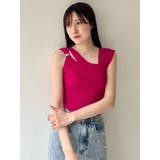 アシメカッティングリブニット | MERCURYDUO | 詳細画像19