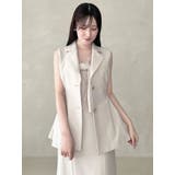 2WAYシルエットフイットアンドフレアジレ | MERCURYDUO | 詳細画像7