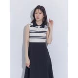 U.S. POLO ASSN.別注ケーブルノースリポロドッキングワンピース | MERCURYDUO | 詳細画像25