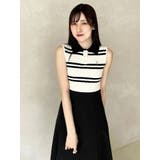U.S. POLO ASSN.別注ケーブルノースリポロドッキングワンピース | MERCURYDUO | 詳細画像35