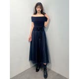 オフショルチュールドッキングニットワンピース | MERCURYDUO | 詳細画像32 