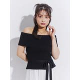 オフショルチュールドッキングニットワンピース | MERCURYDUO | 詳細画像4 