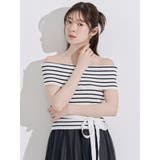オフショルチュールドッキングニットワンピース | MERCURYDUO | 詳細画像8 