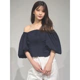 2WAYラメツイルオフショルベアブラウス | MERCURYDUO | 詳細画像15 
