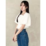2WAYラメツイルオフショルベアブラウス | MERCURYDUO | 詳細画像24