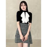 フロントラッフルリブニット | MERCURYDUO | 詳細画像17