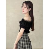 オフショル2WAYチュールフリルニット | MERCURYDUO | 詳細画像9 