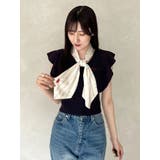 U.S. POLO ASSN.別注スカーフセットラッフルリブニット | MERCURYDUO | 詳細画像18 