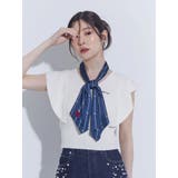 アイボリー | U.S. POLO ASSN.別注スカーフセットラッフルリブニット | MERCURYDUO