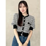 ツィードハーフスリーブカーデ | MERCURYDUO | 詳細画像7