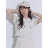 オフホワイト | U.S. POLO ASSN.別注ケーブルカーディガン | MERCURYDUO
