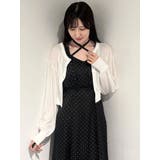 コンパクトシアークルーネックロングスリーブカーディガン | MERCURYDUO | 詳細画像26 
