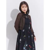 コンパクトシアークルーネックロングスリーブカーディガン | MERCURYDUO | 詳細画像4 