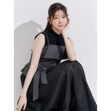 トレンチビスチェ異素材ドッキングキャミワンピース | MERCURYDUO | 詳細画像16 