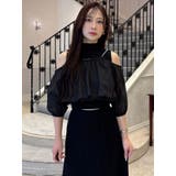 異素材ドッキングペプラムニットセットアップ | MERCURYDUO | 詳細画像10
