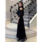 異素材ドッキングペプラムニットセットアップ | MERCURYDUO | 詳細画像6