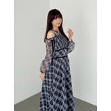 チェックシャーリングワンピース | MERCURYDUO | 詳細画像10 