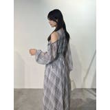 チェックシャーリングワンピース | MERCURYDUO | 詳細画像19 