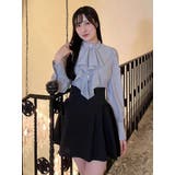 ホットフィックスラッフルタイブラウス | MERCURYDUO | 詳細画像9