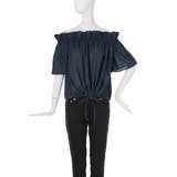 ネイビー | ブラウジングオフショルブラウス | MURUA