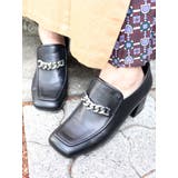 ブラック | チェーンローファー | MURUA