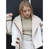 ベルトフェイクムートンブルゾン | MURUA | 詳細画像42