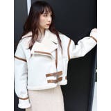 ベルトフェイクムートンブルゾン | MURUA | 詳細画像47