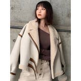 ベルトフェイクムートンブルゾン | MURUA | 詳細画像49