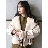 ベルトフェイクムートンブルゾン | MURUA | 詳細画像50