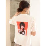 ホワイト | 【MURUA×古塔つみ】ロングヘアガールTシャツ | MURUA
