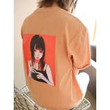 オレンジ | 【MURUA×古塔つみ】ロングヘアガールTシャツ | MURUA