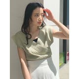 コンパクトカシュクールニット | MURUA | 詳細画像8