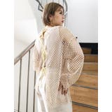 ベージュ | メッシュオーバートップス×タンクSET | MURUA