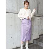 ムラレザーボタンペンシルスカート | MURUA | 詳細画像3