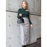 ムラレザーボタンペンシルスカート | MURUA | 詳細画像5