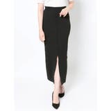 ブラック | タイトスリットニットスカート | MURUA