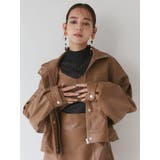 フェイクレザーブルゾン | MURUA | 詳細画像7