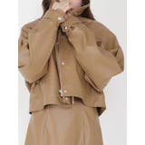 キャメル | フェイクレザーブルゾン | MURUA