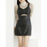 ブラック | フロントカットワンピース | MURUA