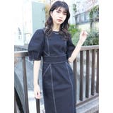 ギャザースリーブステッチワンピース | MURUA | 詳細画像5