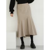 ベージュ | アシメスリットマーメイドスカート | MURUA