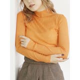 オレンジ | バンプタートルニット | MURUA