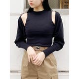 ボレロレイヤードニット | MURUA | 詳細画像1