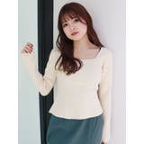 ショートペプラムニット | MURUA | 詳細画像2