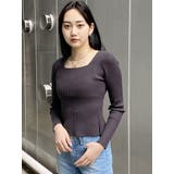 ショートペプラムニット | MURUA | 詳細画像5