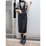 ブラック | ショルダーベルトジャンパースカート | MURUA